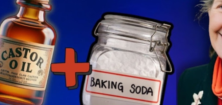 Using castor oil and baking soda can help with various health issues in a short time