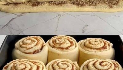 Soft and Fluffy Cinnamon-Walnut Rolls with Cream Cheese Frosting