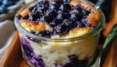 Blueberry Protein Breakfast Bake