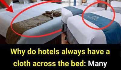 Why Hotels Always Have a Cloth Across the Bed — You’ll Be Surprised