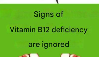 Signs of vitamin B12 deficiency are ignored