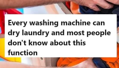 Every washing machine can dry laundry and most people don’t know about this function