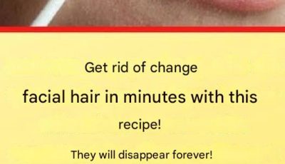 This natural recipe will permanently remove facial hair