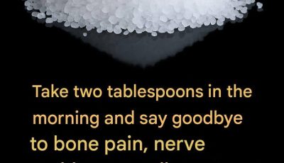Take two tablespoons in the morning and say goodbye to bone pain, nerve problems, cartilage wear, anxiety, depression and insomnia.