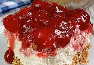 Easy No-Bake Cherry Cheesecake