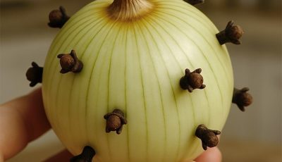 My grandmother always puts cloves in the onion and here’s why