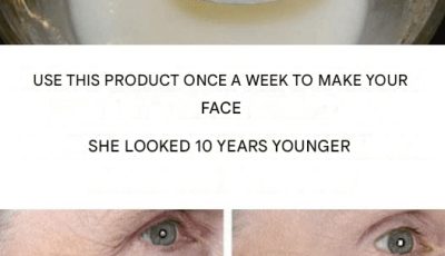 Use once a week to make your face look 10 years younger