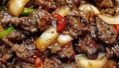 Chinese Pepper Steak with Onion!