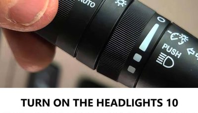 Turn on your headlights for 10 seconds before driving to save money