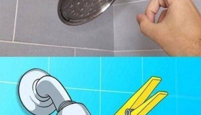Why hang a clothespin over the shower: Once you know it, you always will