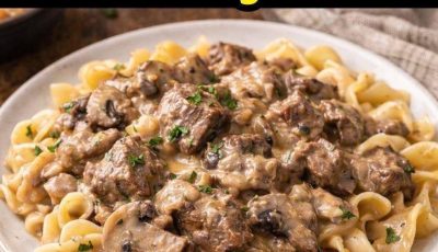 Crockpot Beef Stroganoff (An Old-Fashioned Comfort Food Favorite)