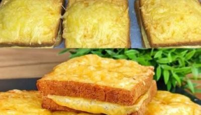 THE BEST AIR FRYER GRILLED CHEESE SANDWICH