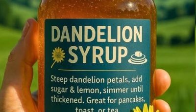 Dandelion Syrup Recipe