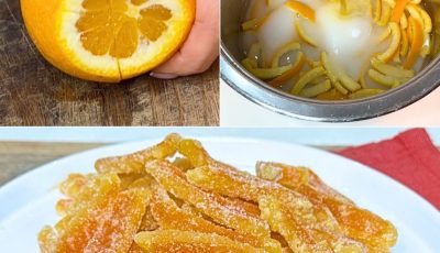 🍊 Homemade Candied Orange Peels