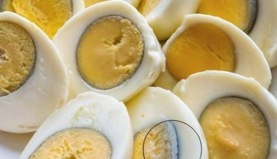 Why is the yolk of my hard-boiled egg turning green?