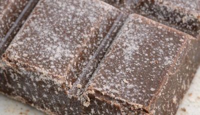 My chocolate has a dusty white coating — is it safe to eat?