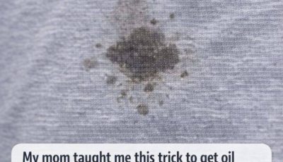 My mom taught me this trick to get oil stains out of clothes with 0 effort. Here’s how it works