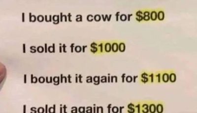 Cow math puzzle: Are you smart enough to solve it? Check the first comment