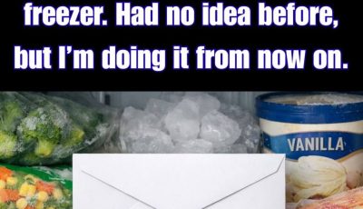 Why People Put an Envelope in the Freezer