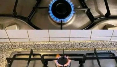PAY ATTENTION TO THE COLOR OF THE STOVE FLAME
