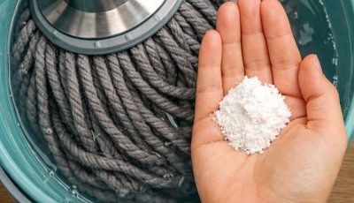 Put this ingredient in your bucket and your floor will stay clean all week.