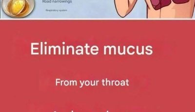 Clear your throat and lungs of mucus with this recipe – just 2 ingredients