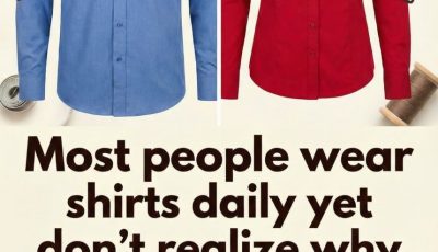 Why Men’s and Women’s Shirts Button Differently