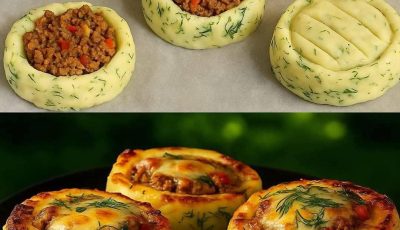 Stuffed Mashed Potato Nests Recipe