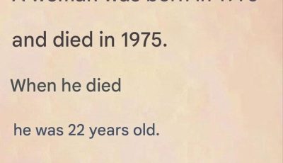 Riddle: This Woman Was Born in 1975