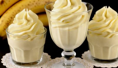 Original banana mousse: a quick and delicious dessert that can be prepared in just 5 minutes