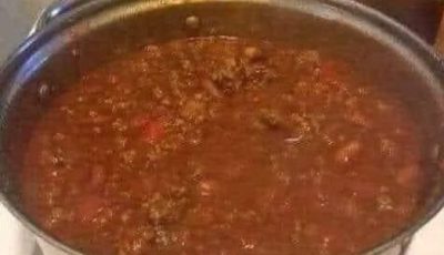 HUGE POT of Chilli At Home