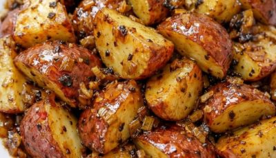 Slow Cooker Onion Butter Potatoes — Grandma’s Hug in a Bowl, Made Effortless!