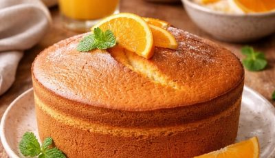 Bizcocho de Naranja Súper Esponjoso