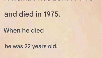 Riddle: This woman was born in 1975