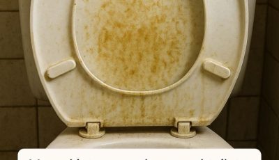 How to Remove Yellow-Brown Stains From a Plastic Toilet Seat (Before You Replace It)|