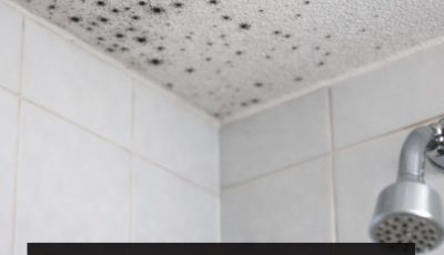 Si ves estos puntitos negros en el techo del baño… NO los limpies sin leer esto primero