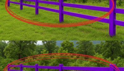 If You Spot a Painted Purple Fence, This Is What It Means