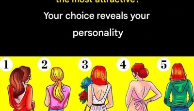Which woman will be most attractive when she turns around? Find out what your choice says about your personality.