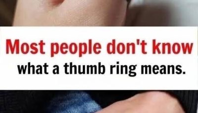 Most people don\’t know what a thumb ring means,