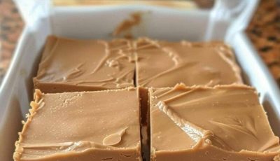 2-Ingredient Peanut Butter Fudge