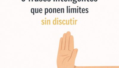 5 frases inteligentes que ponen límites sin discutir ni perder la calma