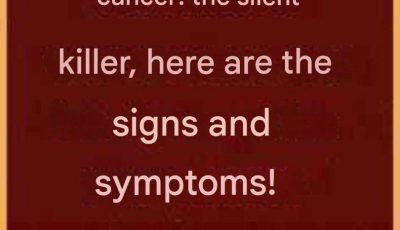 STOMACH CANCER THE SILENT KILLER, here are the signs and symptoms!