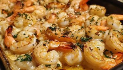 Garlic Parmesan Baked Shrimp – Easy, Flavorful & Ready in 15 Minutes